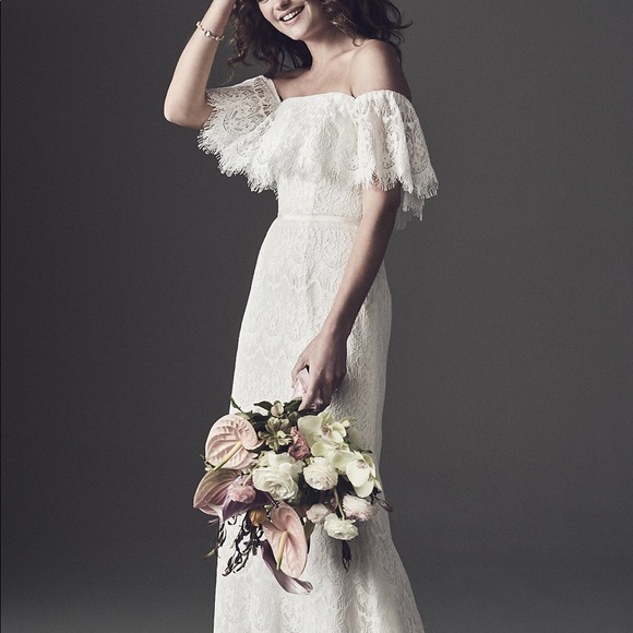 poshmark boho wedding dress